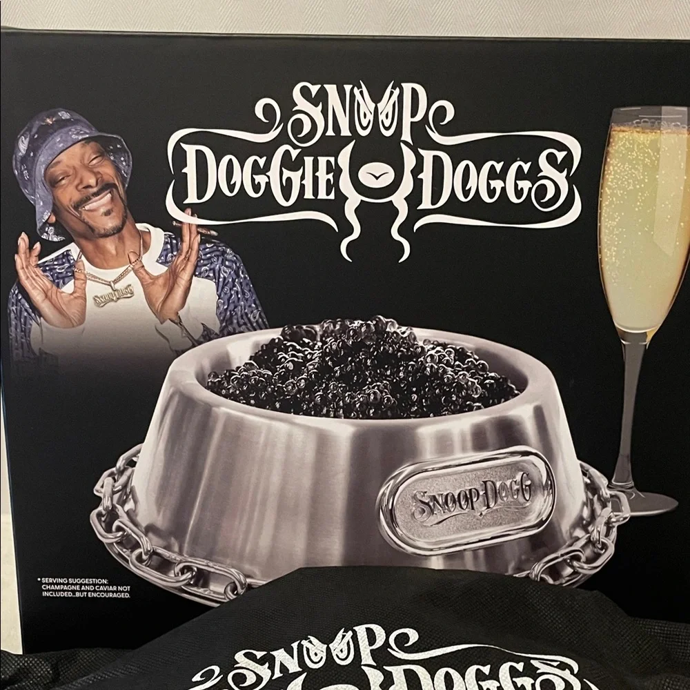Snoop Dogg Stainless Steel Pet Bowl set (2)